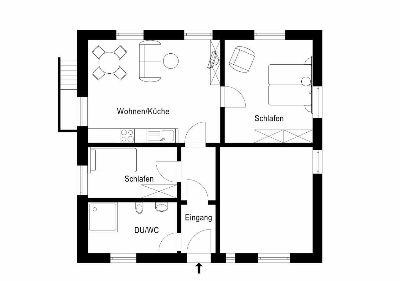 شقة Tal-Residenz Whg 1 باد سالزفلن المظهر الخارجي الصورة